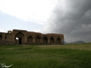 فضای بیرونی یکی از 999 کاروانسرای شاه عباس در روستای ورده ساوه